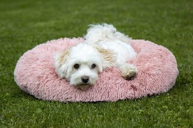 Ліжко для собак HKM Fluffy, рожеве, 70x25 см