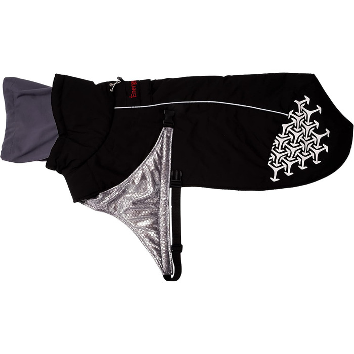 iEnergy™ Куртка для собак на зиму, тепла, легка та світловідбиваюча. Підходить для прогулянок та походів (Червоний, Середній) (XL)