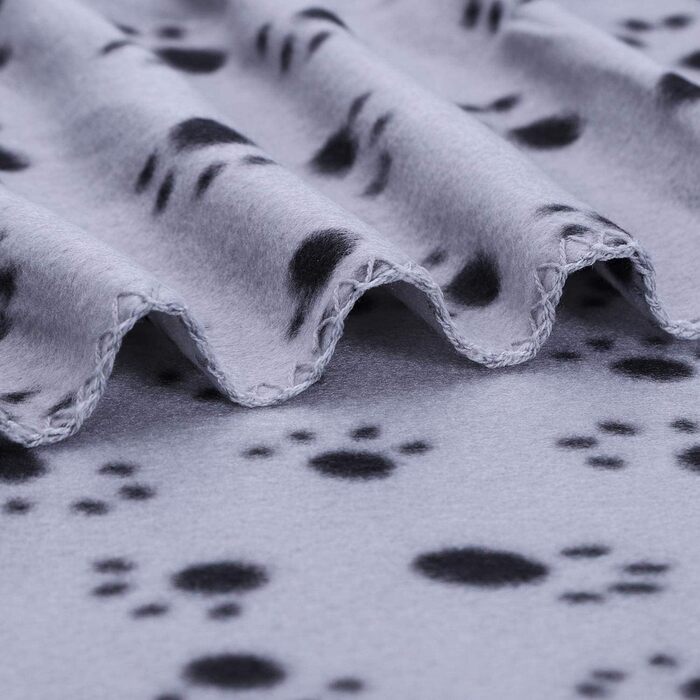 М'яка флісова підстилка для собак і котів Nobleza, 75x75 см, сіра