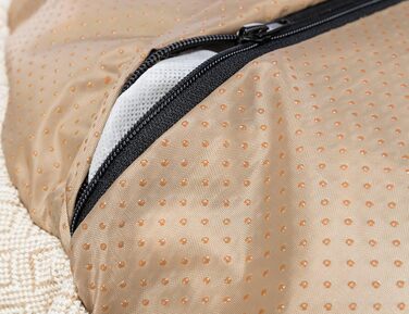 Крісло-лежанка для собак TRIXIE Boho, 50x50 см, бежеве - м'яке ліжко з плюшем, кошик для маленьких собак, антиковзаюче та пральне