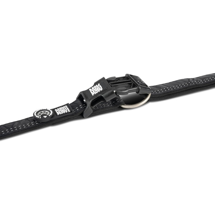 Нашийник для собак Max & Molly з інтелектуальним жетоном безпеки Gotcha! Matrix 2.0, чорний, розмір M, з підкладкою та світловідбиваючими елементами