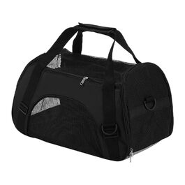 Транспортний бокс для котів, чорний: дихаючий, багатофункціональний, для подорожей та активного відпочинку