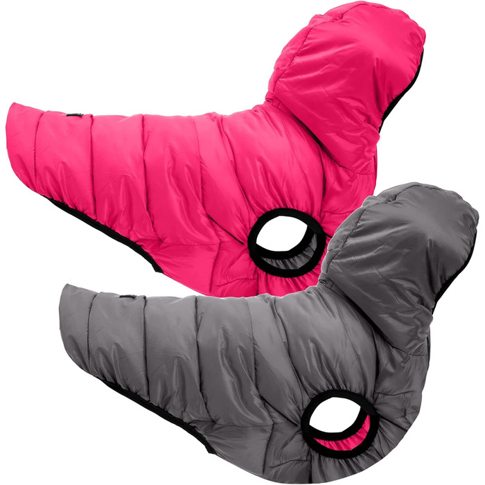 Ветровка для собак Pawtitas: вітронепроникна, водовідштовхувальна, тепла, для цуценят та великих порід, з кишенею, чорно-блакитно-зелена, XX-Large (1 шт.)