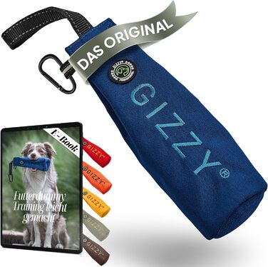 GIZZY® Оригінальний Futterdummy для собак: міцний мішечок для ласощів, тренування собак, аксесуари для собак, блакитний