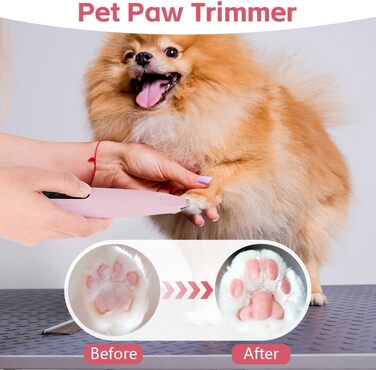 Триммер для догляду за лапами собак OFFCUP: тиха, акумуляторна машинка для грумінгу собак та котів