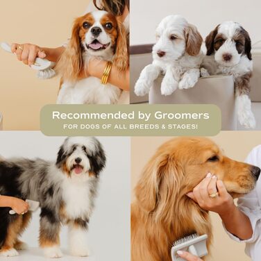 Пупел Преміум щітка для грумінгу собак