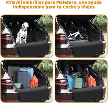 Захисна накидка для багажника KYG Universelle, нейлон, вологостійка, 184x103 см. Захист від шерсті, бруду, рідин для тварин (собак, котів)