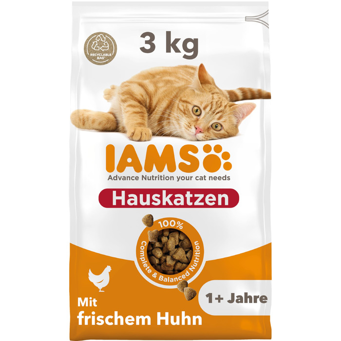 Сухий корм для котів IAMS Indoor з куркою для домашніх котів, 10 кг