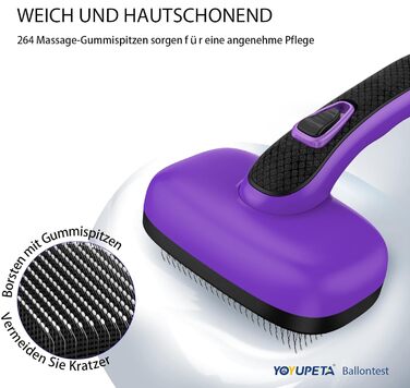 Набір для догляду за собаками (5 шт.) – щітка для вичісування линяючої шерсті (коротко- та довгошерстих собак та котів). Видаляє відмерле волосся та запобігає утворенню ковтунів. Колір: блакитний.