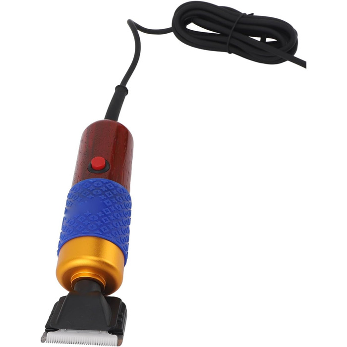 Машина для грумінгу собак з товстим хутром, безшумна, акумуляторна, вологостійка, з нержавіючою сталлю, для домашніх тварин, з EU-штекером