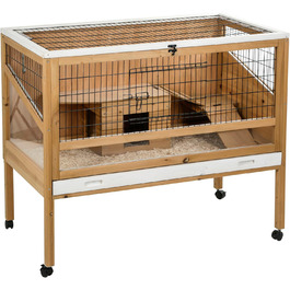 Клітка для гризунів Kerbl Indoor Deluxe з роликами, 115x60x92,5 см, для хом'яків та морських свинок
