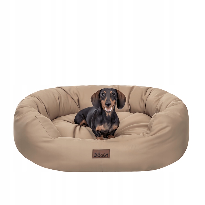 Лежак для собак Doggy, бежевий, 94 см x 75 см