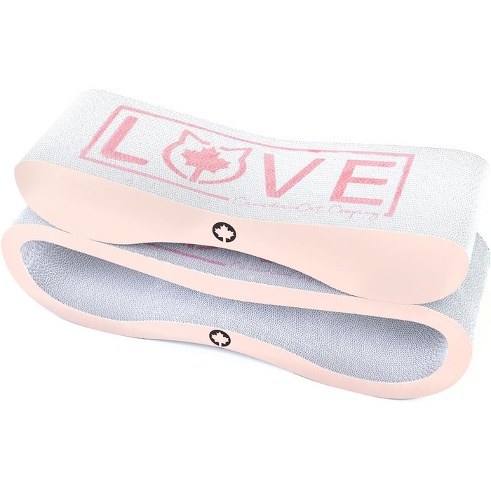 Котячий будиночок Kratzbrett для котів - рожевий - Love Kratzpappe, Kratzwelle, точилка для кігтів (Orbit і Satellite 2.0 в комплекті)