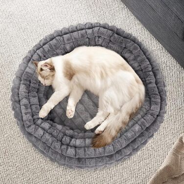 Кігтеточка-ліжко для котів XIAPIA, 58x20 см, сіре, м'яке та тепле, з ортопедичним дном