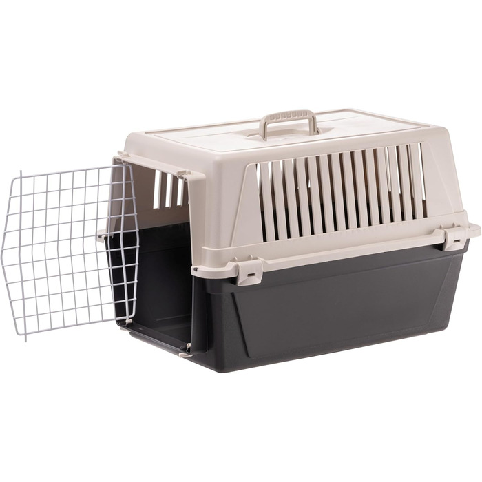 Транспортна переноска для котів та собак Ferplast ATLAS 30 EL, 40x60x38 см, блакитна, 1 дверцята, до 15 кг