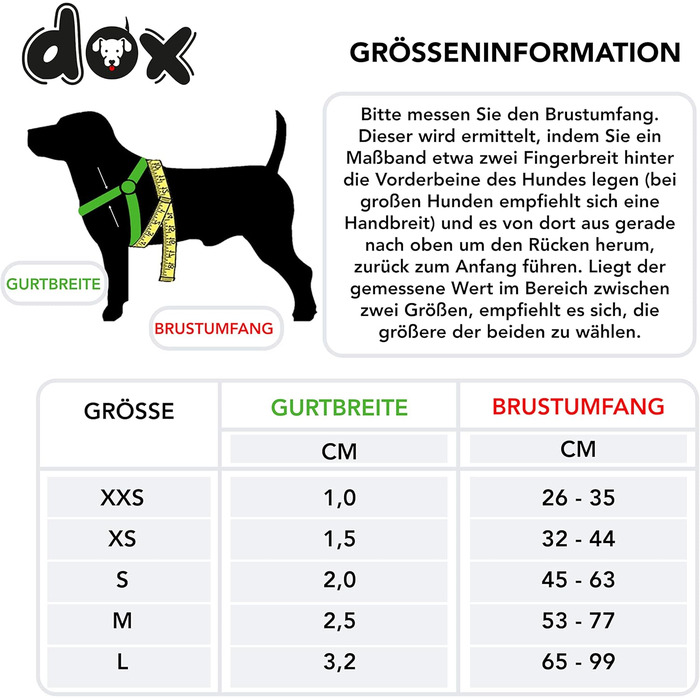 DDOXX нейлоновий шлейка для собак, регульований, зелений, розмір XXS, для цуценят і дорослих