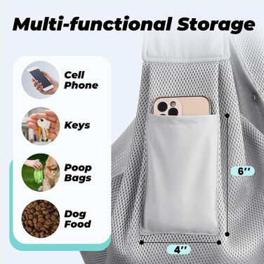 Сумка-переноска для собак та котів, сіра. Переноска для маленьких собак та кошенят, для подорожей.