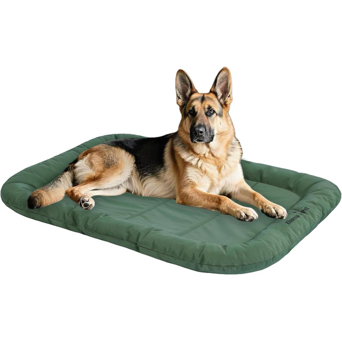 Килимок для собак Khonsu з роликом для шиї, водонепроникний, міцний, великий (до 27 кг), зелений