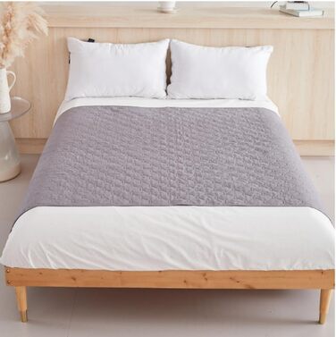 М'яка підстилка-ліжко для собак середніх порід, 75х75 см, сірого кольору. Підходить для дивана, легко миється, ручної роботи