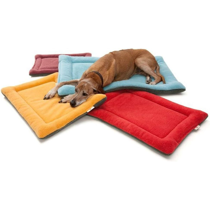 MISSMAO Лежанка для собак та котів, м'яка подушка-мат, жовта, розмір S