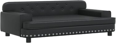 Крісло-лежанка для собак Festnight, темно-сірий колір, 90x53x30 см, з антиковзаючою поверхнею