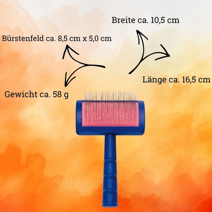 Професійна щітка для грумінгу EHASO з довгим ворсом