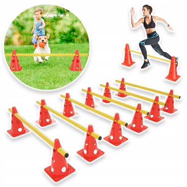 Тренувальний набір для собак Activity Agility: смуга перешкод (12 стійок)