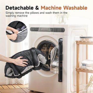 Зручний автокрісло для собак з кишенею, водонепроникне ліжко для подорожей з неслизьким дном, м'яке автоліжко для маленьких собак, 55 x 50 x 35 см, чорний