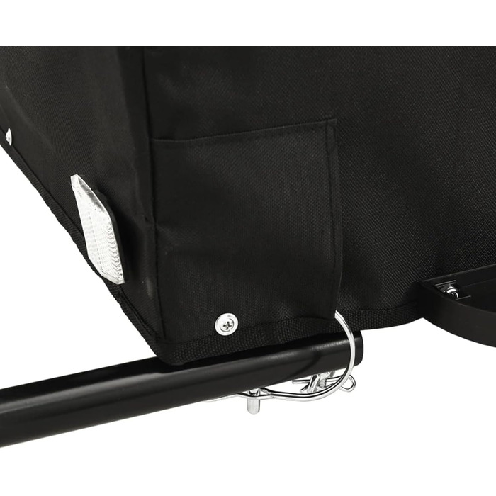 Причіп для велосипеда Gecheer: вантажний, для собак, чорний, 137x68x59 см