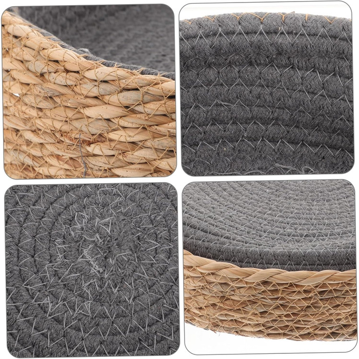 Кругле плете́не ліжко для котів та собак. Натуральне плетіння, будиночок для тварин, прохолодне та дихаюче ліжко, легко мити та підтримує тепло.