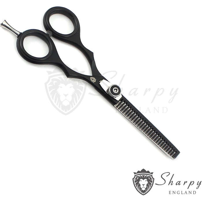 Професійні ножиці для перукарів/барберів Sharpy England, 14 см, японська сталь, точне налаштування