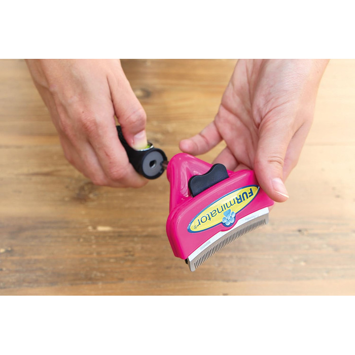 FURminator FURflex, щітка для грумінгу великих котів, інструмент для видалення підшерстя, розмір L без іграшки для видалення шерсті