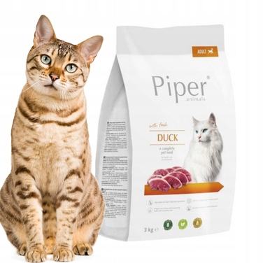 Сухий корм для тварин Piper Animals з качкою, 3 кг