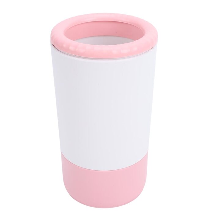 Автоматичний очищувач лап для собак BAOFUYA, рожевий. Очищувач бруду з лап для собак та котів.