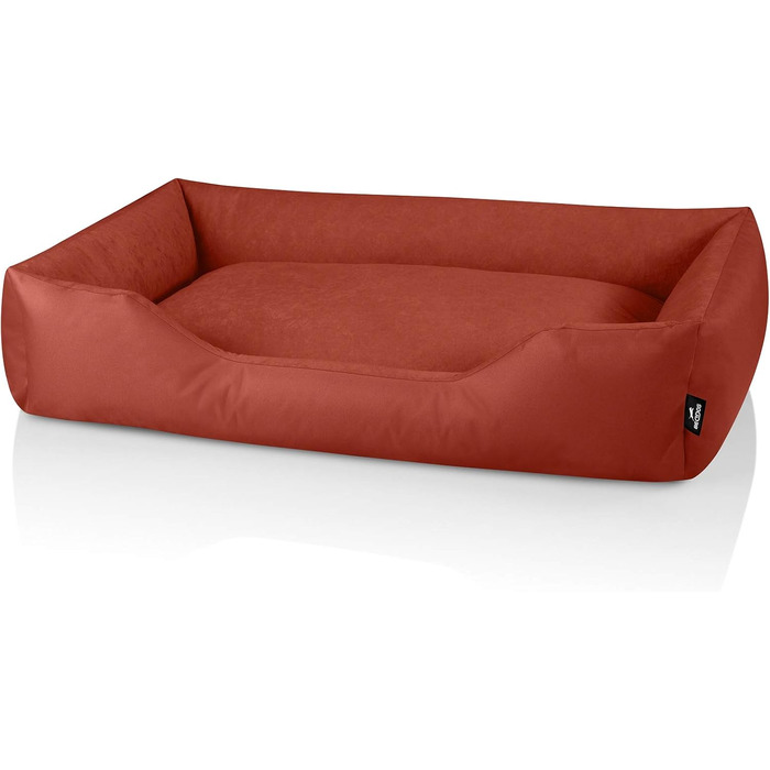 BedDog Zara: лежанка для собак середнього розміру, XL (120x85x23 см), бежевий колір