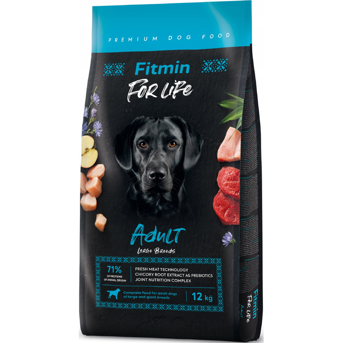 Сухий корм для собак великих порід Fitmin Dog for Life Adult, 12 кг