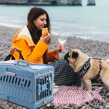 Трагеція для котів: складана переноска для котів та цуценят, для подорожей, авто, літака та прогулянок