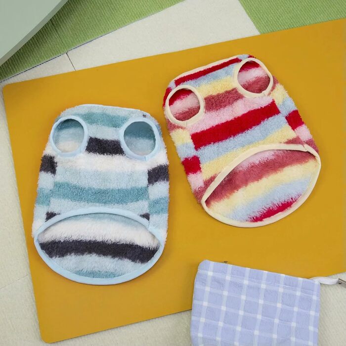 Зимовий теплий жилет для собак: флісова куртка для маленьких, середніх собак, котів, цуценят Yorkie, Chihuahua (1,25-2 кг)