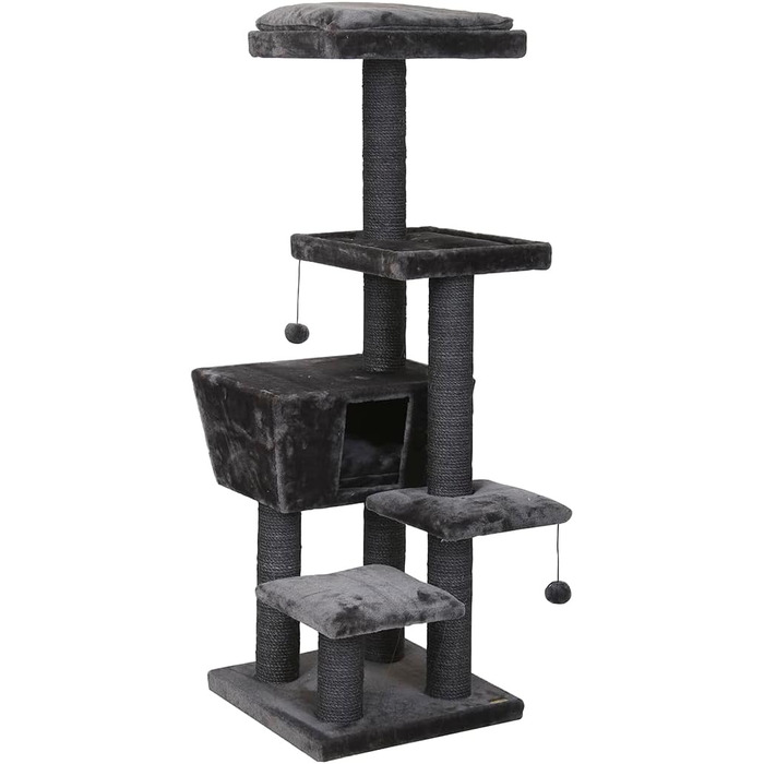 Дряпка для котів Europet Bernina Trend North Dakota, 48x48x141 см, сіра