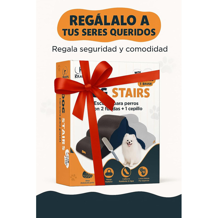 Східці для собак: переносні, з водонепроникними чохлами та щіткою для шерсті. Підходять для малих та великих собак