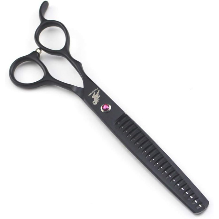 Набір для грумінгу тварин LIUSU: професійний набір ножиць для догляду за собаками та котами (7 дюймів), прямі, фінішні, вигнуті ножиці для лівшів