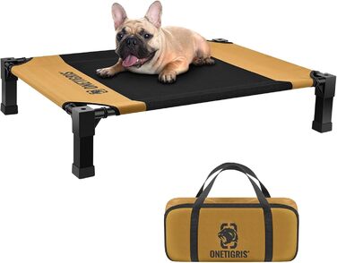 OneTigris Підвищене ліжко для собак, 130x91 см, висота 23 см, коричневе (M)