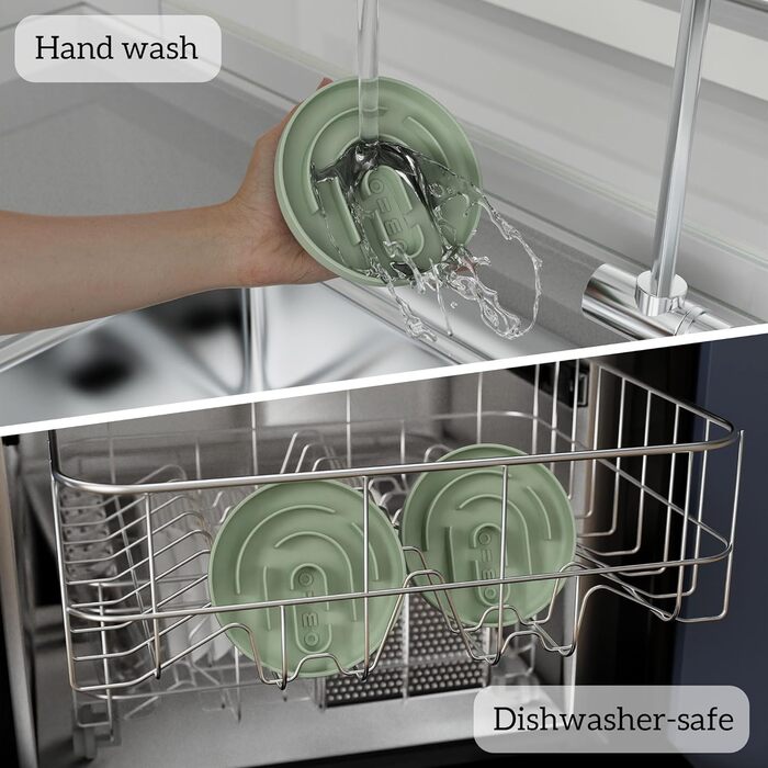 Миска для собак OHMO Anti Schling Napf (Дерево життя), миска для собак та котів, цуценят, запобігає ковтання, проти ковзання, екологічне силікон, світло-зелений (сірий, S-Класичний)