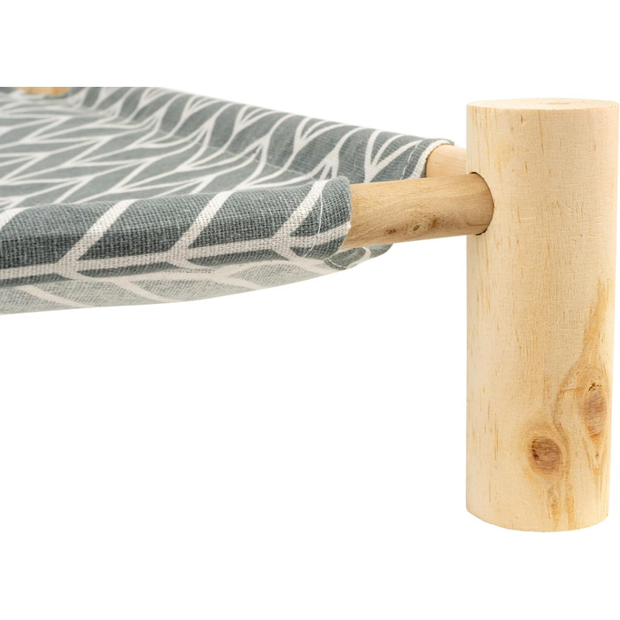 Настінна лежанка-гамак для котів з дерев'яною рамою – зручний та стильний відпочинок, ідеально для релаксу та спостереження