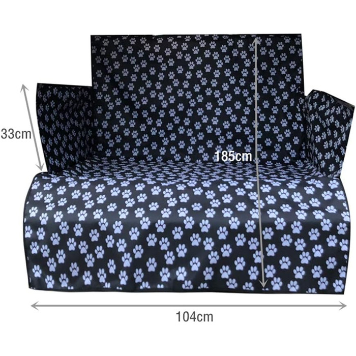 Захисний чохол на сидіння для собак, великих розмірів, Cargo-Liner, універсальний, водонепроникний, для автомобілів, SUV, пікапів, Jeep, Vans - XL, 208x132 см (82'x51'), блакитний