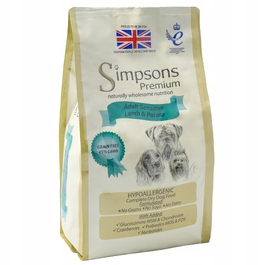 Сухий корм Simpsons Premium Adult Sensitive з ягнятиною та картоплею, 12 кг
