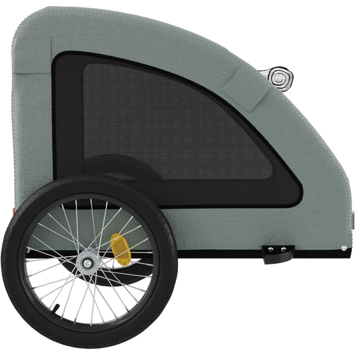 Причіп для велосипеда для собак Сірий Oxford, модель 93965