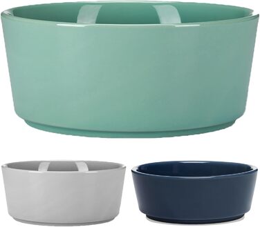 Миска для собак Waggo Simple Solid середня м'ятна