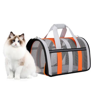 Складана переносна сумка-трансформер для собак | З міцної сітки, дихаюча | Ідеальна для подорожей