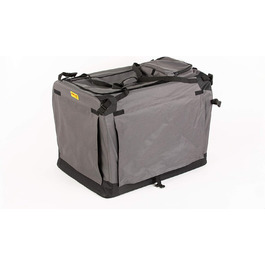 Транспортна переноска для собак та котів COOL PET сірого кольору, 102x69x80 см